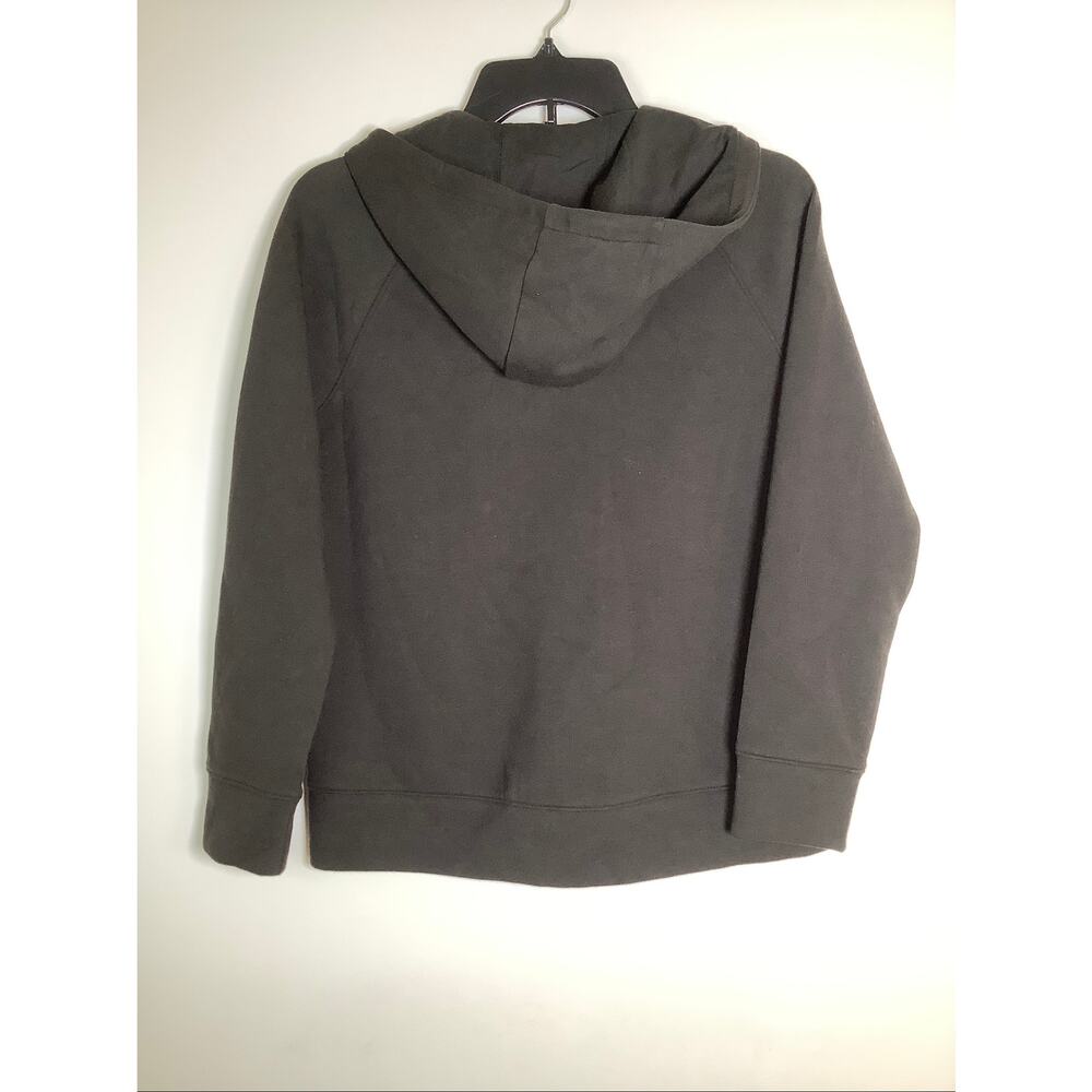DSG Girls Large Black Sport Fleece Full Zip Hoodie Jacket Streetwear G3-3 - Picture 4 of 7